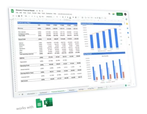 Brewery Financial Model Template | Excel Spreadsheet
