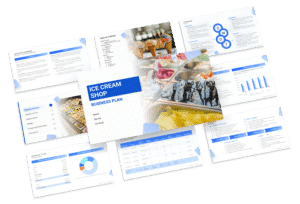 the business plan template for an ice cream shop